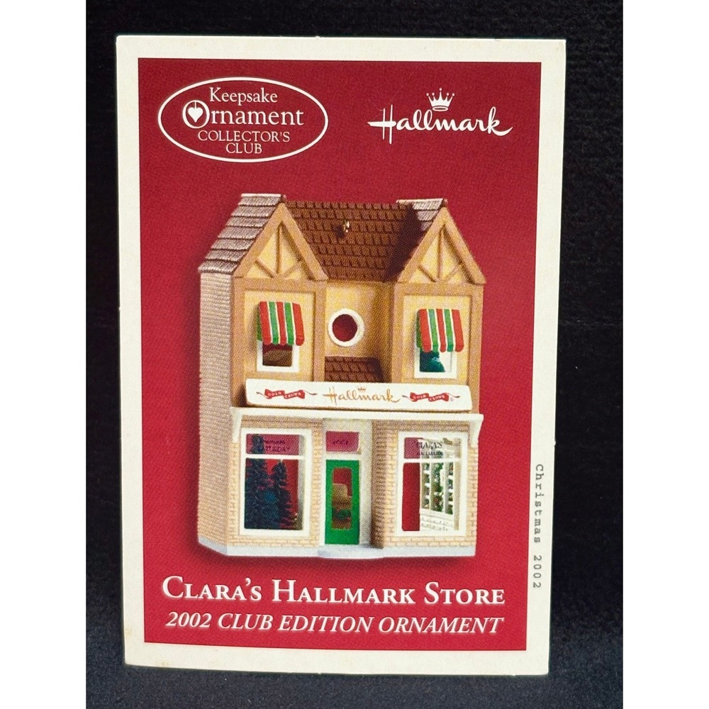 Hallmark 2002 Club Edition Keepsake Ornament CLARA'S HALLMARK STORE New KOCC - Picture 12 of 16